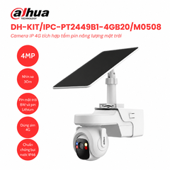 Camera IP 4G 4MP DAHUA DH-KIT/IPC-PT2449B1-4GB20/M0508 kèm pin năng lượng mặt trời