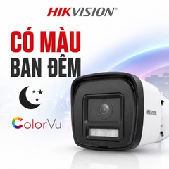 Trọn Bộ 4 Camera Quan Sát Hikvision Có Màu Ban Đêm Tích Hợp Mic Thu Âm 2MP 1080P