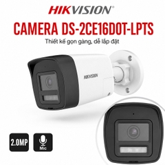 Trọn Bộ 4 Camera Quan Sát Hikvision Có Màu Ban Đêm Tích Hợp Mic Thu Âm 2MP 1080P