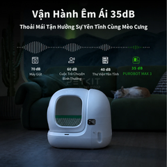 Máy dọn vệ sinh mèo PETKIT Purobot Max 3