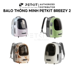 Balo chó mèo Petkit Breezy Dome 2 có quạt, đèn, kính chống chói