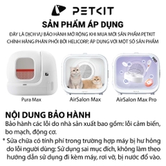 [DỊCH VỤ] 6 Tháng Bảo Hành Petkit Pura Max, AirSalon Max, AirSalon Max Pro