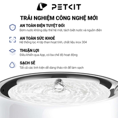 Máy lọc nước Petkit EverSweet 3 Pro - Bơm không dây