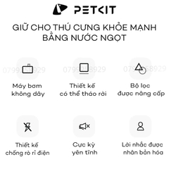 Máy lọc nước PETKIT Solo SE - Bơm không dây