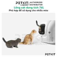 Máy dọn phân mèo PETKIT PUROBOT MAX PRO có Camera AI