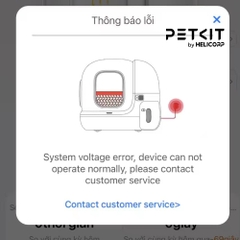 Dịch vụ sửa máy dọn phân mèo PETKIT