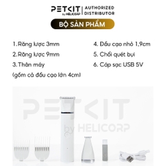 Tông đơ cắt lông chó mèo Petkit 2in1 Pro