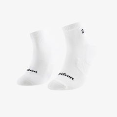 Tất Thể Thao Wilson U Court Low Crew Socks White