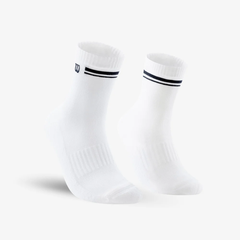 Tất Thể Thao Wilson U Classic Quarter Socks Bright White
