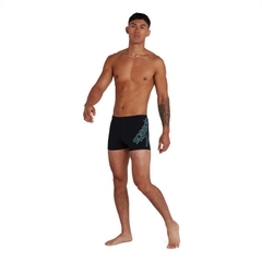 Quần Bơi Nam Speedo Boom Logo PLMT ASHT AM Black/Blue - Navy/Red