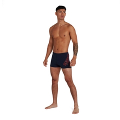 Quần Bơi Nam Speedo Boom Logo PLMT ASHT AM Black/Blue - Navy/Red