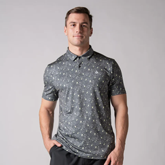 Áo thun có cổ ngắn tay nam JOOLA - Men's Club Printed Polo