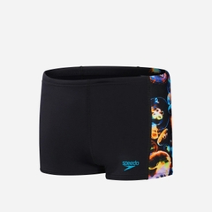 Quần Bơi Bé Trai Speedo Panel - Đen