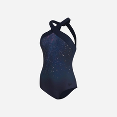Đồ Bơi Một Mảnh Nữ Speedo Shaping Aphrodite Printed - Xanh Navy