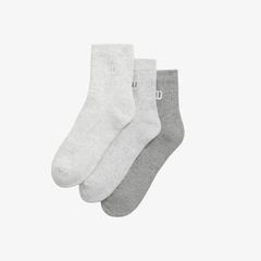 Tất Thể Thao Wilson Cushioned Ankle Tab Socks 3 Pack Heathers