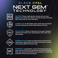 Vợt pickleball Six Zero Black Opal