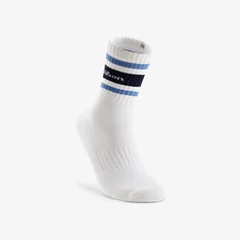 Tất Thể Thao Wilson Crew Stripe Script Socks Bright White/Ally Blue
