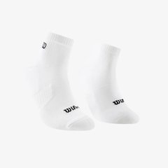 Tất Thể Thao Wilson U Court Low Crew Socks White