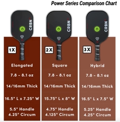 Vợt pickleball CRBN 3X Power Series (Hybrid)