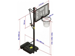 Trụ bóng rổ Vifa Sport 801818