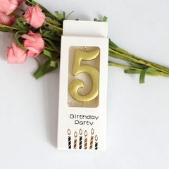 Nến Nhũ Đẹp - SỐ 5 (số)