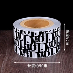 Quấn Thành Chữ Dior - ĐEN (cuộn)