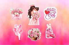 Thẻ Mẹ,Em Bé Và Hoa (sét)
