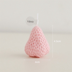 Nến Qủa Dâu - HỒNG (quả)