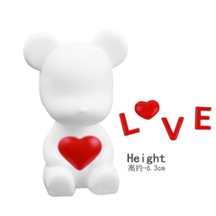Gấu Love Trắng