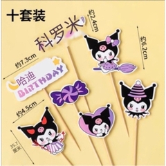 Thẻ Kuromi Đen Happy - TQ (sét)