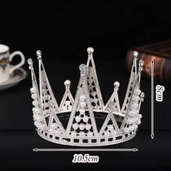 Vương Miện Cô Dâu BẠC - nhựa (cái)