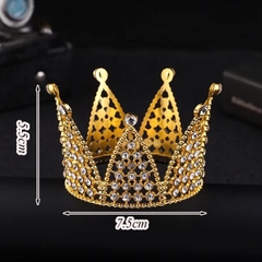 Vương Miện 7 Cánh VÀNG - nhựa (cái)