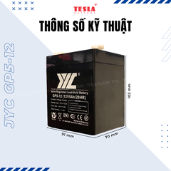 Ắc quy UPS JYC GP12V 5AH