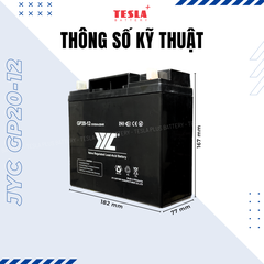 Ắc quy UPS JYC GP12V 20AH
