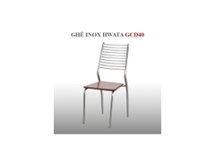 GHẾ DỰA INOX CỐ ĐỊNH MẶT GỖ GCD40