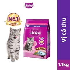 THỨC ĂN MÈO WHISKAS VỊ CÁ THU DÀNH CHO MÈO CON 1,1kg