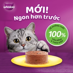 Thức Ăn Mèo Pate WHISKAS Vị Cá Ngừ 400G