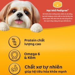 Thức Ăn Chó Pedigree Adult Mini Bò, Cừu & Rau Củ 1,3kg
