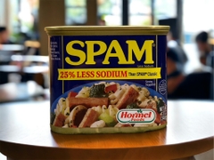 Thịt Hộp Hiệu Hormel Spam Ít Muối 340g