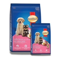 Thức Ăn Chó Con SmartHeart Vị Thịt Bò Và Sữa 450g