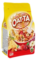NGŨ CỐC HẠT OATTA  Yến mạch trái cây hạnh nhân phô mai - 600g