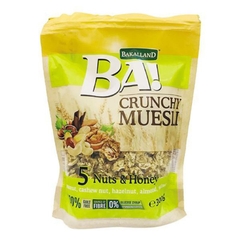 Ngũ cốc Bakalland BA Muesli 5 Nuts & Honey - 300g