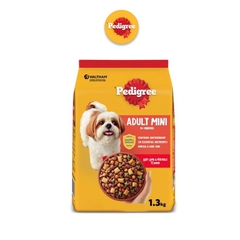 Thức Ăn Chó Pedigree Adult Mini Bò, Cừu & Rau Củ 1,3kg