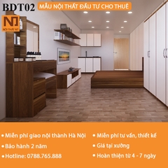 Bộ DTCT02 Trọn Bộ Nội Thất Căn Hộ Đầu Tư Cho Thuê Giá Rẻ