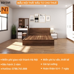 Bộ DTCT05 Trọn Bộ Nội Thất Căn Hộ Đầu Tư Cho Thuê Giá Rẻ