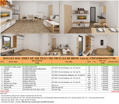 Bộ DTCT09 Trọn Bộ Nội Thất Căn Hộ Đầu Tư Cho Thuê Giá Rẻ