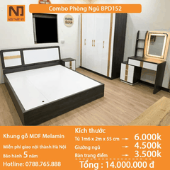 Nội thất phòng ngủ thiết kế BPN152