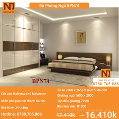 Nội thất phòng ngủ thiết kế BPN74