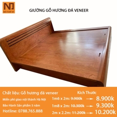 Giường Hương ĐáVeneerGHD01