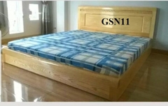 Giường ngủ gỗ sồi GSN11